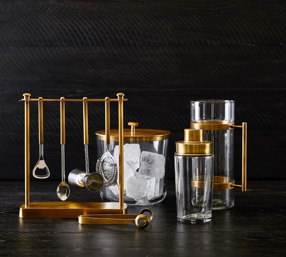 Bleecker Bar Ice Bucket Pottery Barn Australia